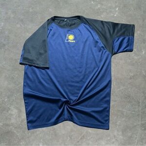 ☀️ Indiana Pacers NBA Basketball Athletic Tee Mens Size L Navy Blue